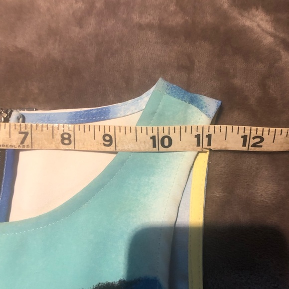 Alfani Abstract Watercolor Bias-Cut Dress Size 14 NWT - Picture 9 of 9